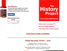 Tablet Screenshot of historyproject.org